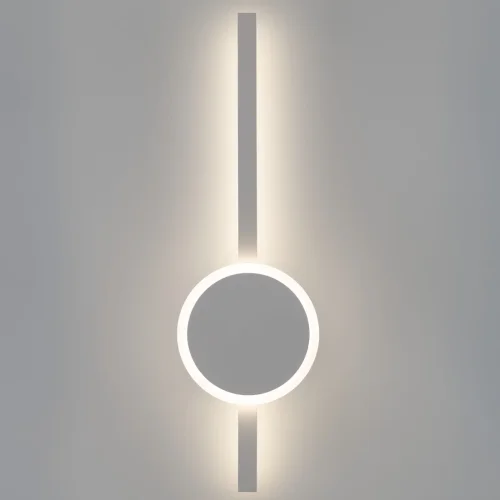 Бра с выключателем LED Стиг CL203300 Citilux белый на 1 лампа, основание белое в стиле современный хай-тек отражённый свет фото 2