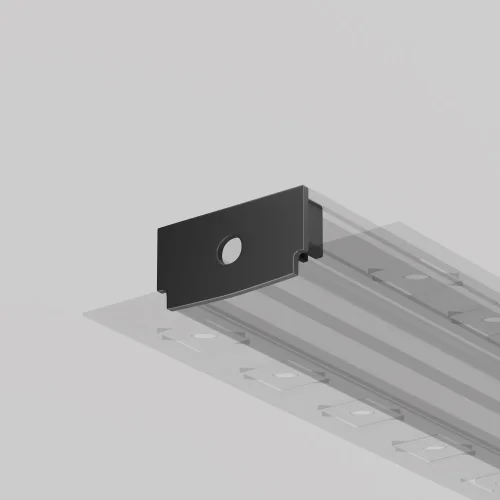 Комплект заглушек (для профиля 61×14) 2 шт., ALM-6114-B-EC 642013 Maytoni цвет LED K, световой поток Lm фото 3