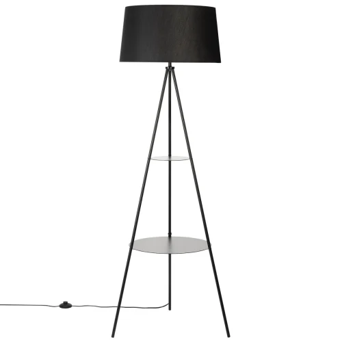 Торшер  Рейнер CL806021 Citilux со столиком на треноге чёрный 1 лампа, основание чёрное в стиле современный скандинавский
 фото 2