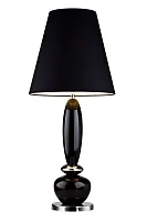 Настольная лампа HARRODS T939.1 Lucia Tucci чёрная 1 лампа, основание чёрное керамика металл в стиле современный 