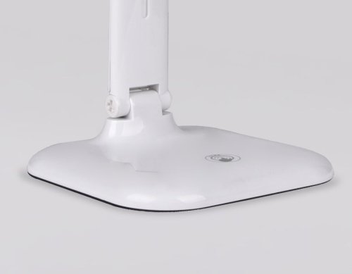 Настольная лампа офисная LED DE500 Ambrella light белая 1 лампа, основание белое металл в стиле хай-тек современный  фото 3