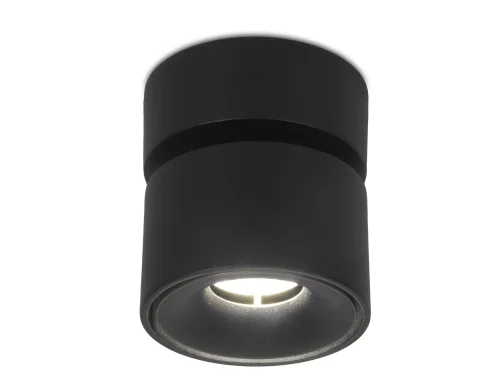 Светильник накладной LED Techno Spot TN TN269 Ambrella light чёрный 1 лампа, основание чёрное в стиле современный хай-тек круглый фото 3