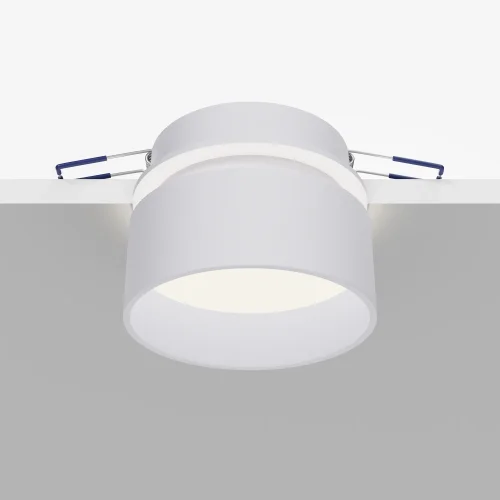 Светильник точечный Amary DL062-GU10-W Maytoni белый 1 лампа, основание белое в стиле хай-тек современный круглый фото 7