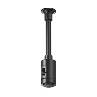Крепление настенное Wall одинарное удлиненное Magnetic trаck system Flarity TRA155CW-SL1-B Maytoni чёрный в стиле для светильников серии Magnetic trаck system Flarity flarity магнитная