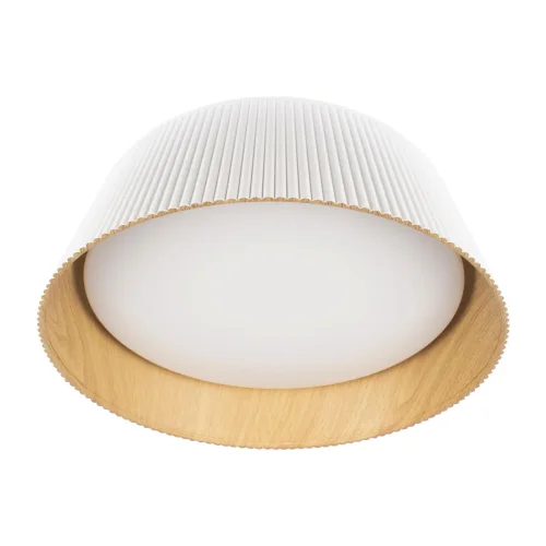 Светильник потолочный LED Evans 10224 White LOFT IT белый 1 лампа, основание коричневое белое в стиле современный  фото 3