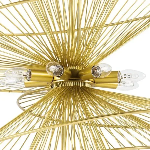 Люстра на штанге Zeta 728183 Lightstar золотая на 8 ламп, основание золотое в стиле современный арт-деко  фото 3