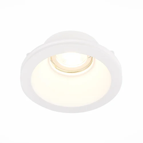 Светильник точечный St252–254 Gypsum ST254.308.01 ST-Luce белый 1 лампа, основание белое в стиле хай-тек современный для затирки фото 5