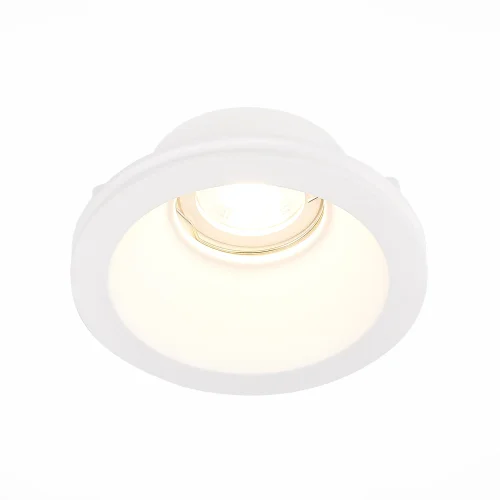 Светильник точечный St252–254 Gypsum ST254.308.01 ST-Luce белый на 1 лампу, основание белое в стиле современный хай-тек для затирки фото 5