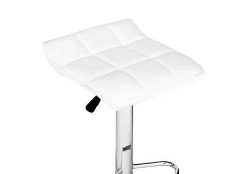 Барный стул Fera white 15488 Woodville, белый/искусственная кожа, ножки/металл/хром, размеры - *790***390* фото 5