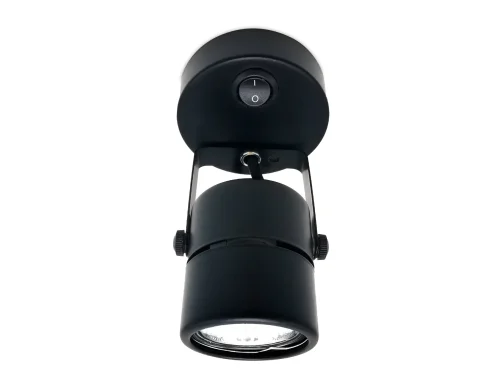 Бра с выключателем Techno spot TA102 Ambrella light чёрный на 1 лампа, основание чёрное в стиле современный хай-тек  фото 4