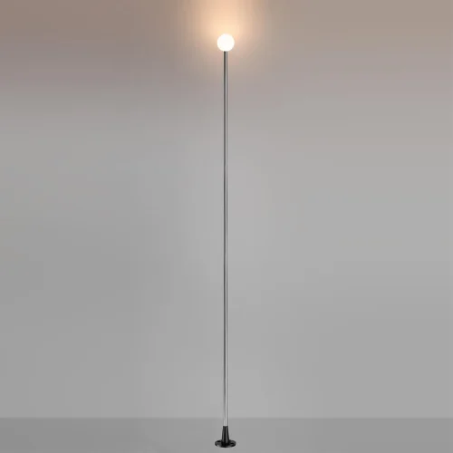 Ландшафтный светильник LED Notte 7123/1GLB Odeon Light уличный IP65 хром на 1 лампу, плафон белый в стиле хай-тек LED фото 4