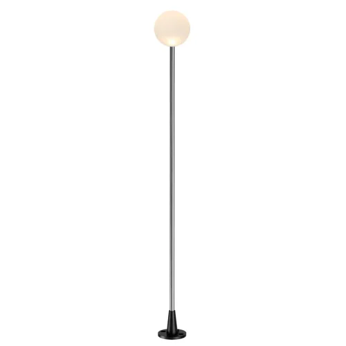 Ландшафтный светильник LED Notte 7123/1GL Odeon Light уличный IP65 хром на 1 лампу, плафон белый в стиле хай-тек LED фото 5