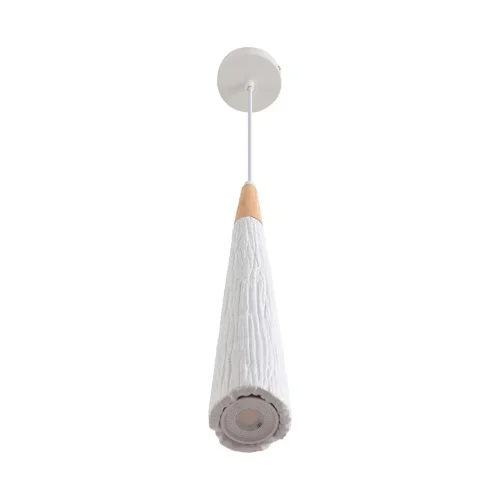 Светильник подвесной Eoliana 8352/1C Lumion белый на 1 лампу, основание белое в стиле скандинавский трубочки фото 3 Светильник подвесной Eoliana 8352/1C Lumion белый на 1 лампу, основание белое в стиле скандинавский трубочки фото 3