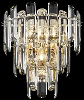 Бра Lazzara WE107.03.301 Wertmark прозрачный 3 лампы, основание золотое в стиле классический 