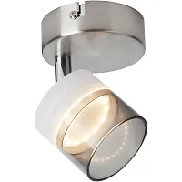 Спот с 1 лампой LED Rosa TL1230Y-01SN Toplight прозрачный LED в стиле хай-тек современный 