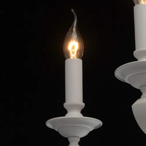 Люстра подвесная ДельРей 700011708 MW-Light без плафона на 8 ламп, основание белое в стиле классический фото 5