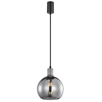 Светильник подвесной Dubbel 4355-1P F-promo чёрный 1 лампа, основание чёрное в стиле современный 