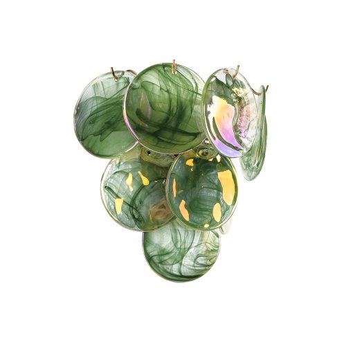 Бра Лолли / Lolly 10492W Green LOFT IT зелёный на 3 лампы, основание бронзовое в стиле современный фото 4 Бра Лолли / Lolly 10492W Green LOFT IT зелёный на 3 лампы, основание бронзовое в стиле современный фото 4