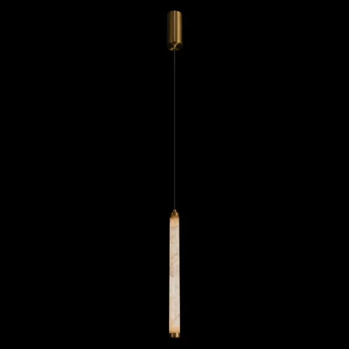 Светильник подвесной LED Sumatra 10412P/400 LOFT IT белый на 1 лампу, основание бронзовое в стиле современный трубочки фото 4