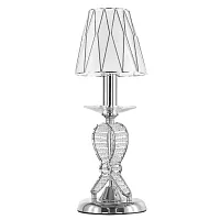 Настольная лампа RICCIO 705914 Osgona белая 1 лампа, основание хром металл в стиле классический 