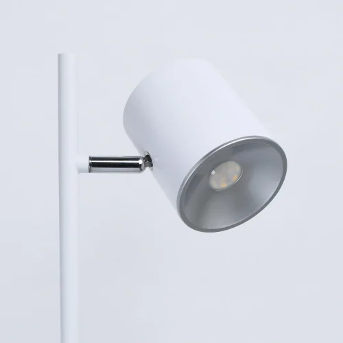 Торшер LED Эдгар 408042302 DeMarkt  белый 2 лампы, основание белое в стиле хай-тек
 фото 3