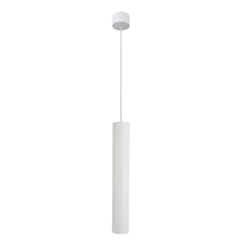 Светильник подвесной Ridget A1526SP-1WH Arte Lamp белый на 1 лампу, основание белое в стиле современный трубочки