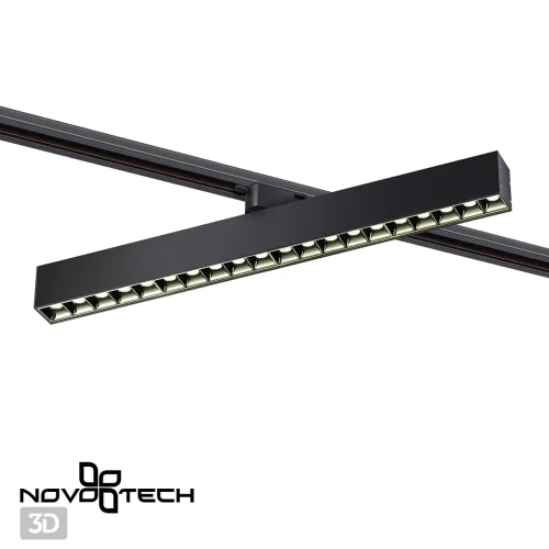 Трековый светильник однофазный Iter 358859 Novotech чёрный для шинопроводов серии Iter фото 5