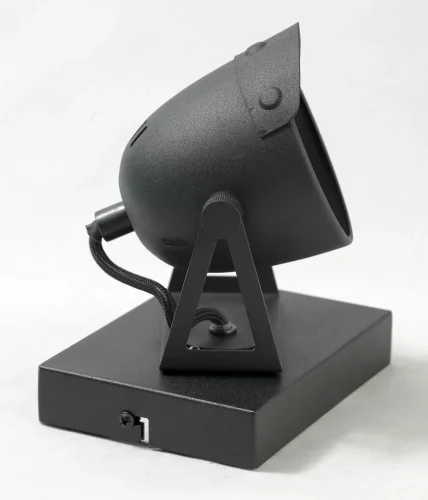 Спот с 1 лампой лофт Montgomery GRLSP-9505 Lussole чёрный GU10 в стиле лофт  фото 3