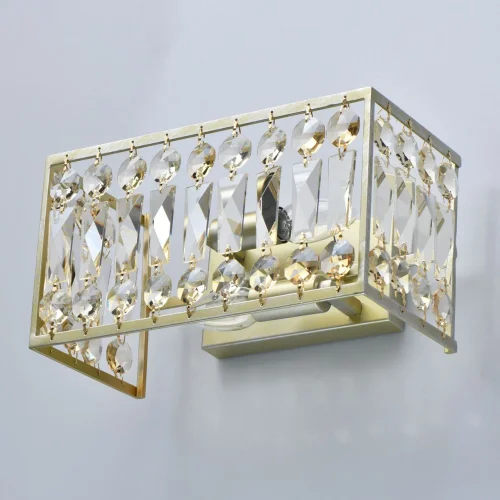Бра Монарх 121022202 MW-Light прозрачный на 2 лампы, основание золотое в стиле классический  фото 4
