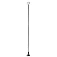 Ландшафтный светильник LED Notte 7123/1GLA Odeon Light уличный IP65 хром на 1 лампу, плафон белый в стиле хай-тек LED