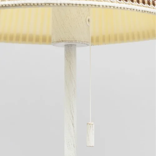 Настольная лампа Линц CL402723 Citilux бежевая 1 лампа, основание патина белое металл в стиле классический прованс  фото 6