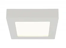Светильник накладной LED Svenja 41606-18 Globo белый 1 лампа, основание белое в стиле современный квадратный