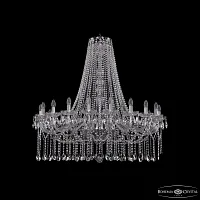 Люстра подвесная 1413/20/400/h-113 Ni Bohemia Ivele Crystal без плафона на 20 ламп, основание никель в стиле классика sp