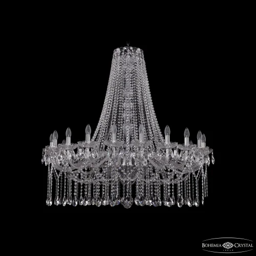 Люстра подвесная 1413/20/400/h-113 Ni Bohemia Ivele Crystal без плафона на 20 ламп, основание никель в стиле классический sp