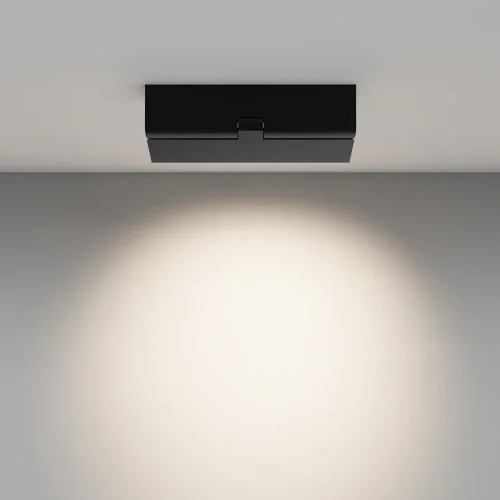 Светильник накладной LED Points rot C136CL-12W4K-B Maytoni чёрный 1 лампа, основание чёрное в стиле современный хай-тек прямоугольный фото 5