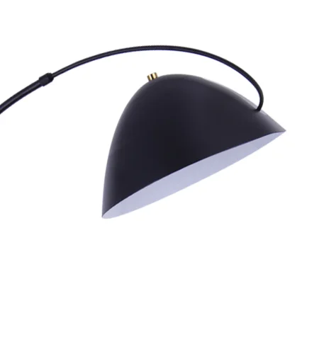Торшер Тинк 07051,19 Kink Light изогнутый чёрный 1 лампа, основание чёрное в стиле 10086 лофт
 фото 2