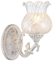 Бра 351-001-01 Velante прозрачный 1 лампа, основание бежевое в стиле классический 