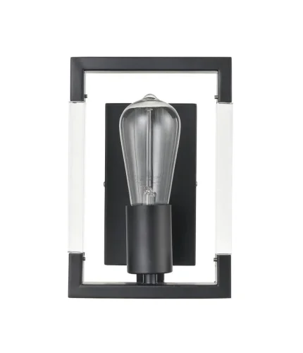 Бра Turin VL5022W01 Vele Luce без плафона чёрный на 1 лампу, основание чёрное в стиле современный фото 2