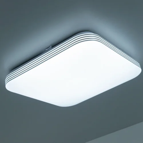 Светильник потолочный LED с пультом Симпла CL714K330G Citilux белый 1 лампа, основание белое в стиле современный квадраты фото 4
