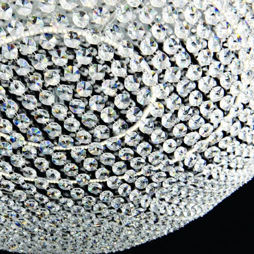Люстра подвесная / потолочная LED Rimini S501.0.40.C.4000 Arte Perfetto Luce прозрачная на 1 лампа, основание никель в стиле классический  фото 2