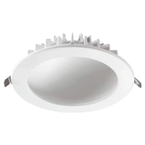 Светильник точечный LED Gesso 358277 Novotech белый на 1 лампу, основание белое в стиле современный 