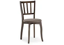 Деревянный стул Айра орех / коричневый 450678 Woodville, коричневый/ткань, ножки/массив бука/орех, размеры - ****400*480