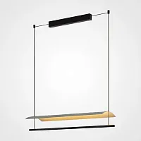 Светильник подвесной GARTH A L59 220700-23 ImperiumLoft чёрный на 1 лампу, основание чёрное в стиле современный минимализм 