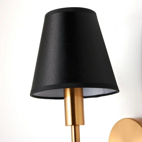 Бра Flagship 2933-1W Favourite чёрный на 1 лампу, основание латунь в стиле современный фото 4