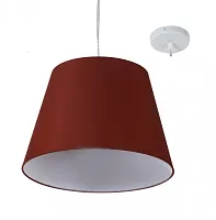 Светильник подвесной Naro E 1.P14 R Arti Lampadari красный 1 лампа, основание белое в стиле минимализм кантри 