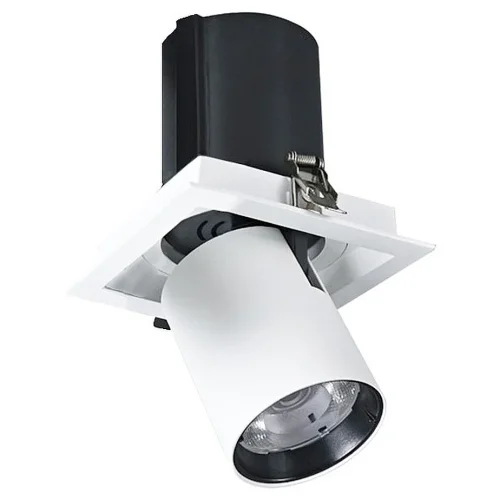 Светильник точечный LED Dorsum WTD.O31.067.30.10 Wertmark белый на 1 лампу, основание белое в стиле хай-тек современный квадратный