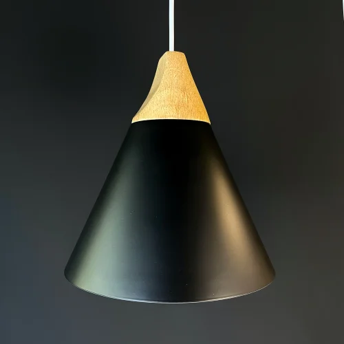 Светильник подвесной XD-B Black 178211-26 ImperiumLoft чёрный 1 лампа, основание чёрное в стиле скандинавский  фото 2