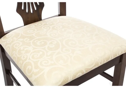 Cтул Арфа каппучино 1587 Woodville, /ткань, ножки/массив гевеи дерево/коричневый капучино, размеры - ****420*470 фото 5 Cтул Арфа каппучино 1587 Woodville, /ткань, ножки/массив гевеи дерево/коричневый капучино, размеры - ****420*470 фото 5