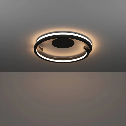 Светильник потолочный LED Mezzomonte 901821 Eglo чёрный на 1 лампу, основание чёрное в стиле современный хай-тек фото 7 Светильник потолочный LED Mezzomonte 901821 Eglo чёрный на 1 лампу, основание чёрное в стиле современный хай-тек фото 7