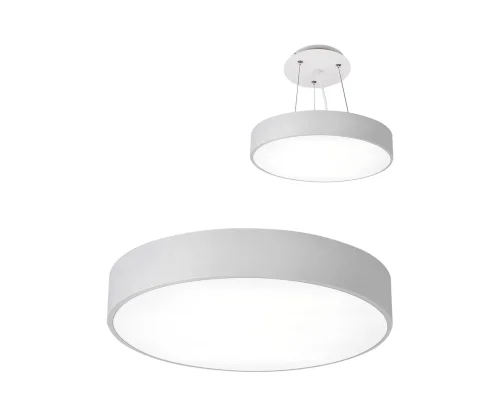 Светильник потолочный LED Медина 05460,01 Kink Light белый 1 лампа, основание белое в стиле 10086 круглый